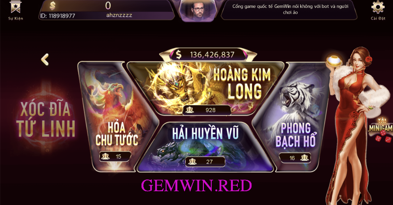 Sảnh game quay số đình đám